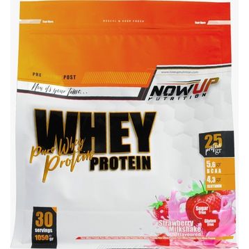 Nowup Nutrition %100 Whey Çilek Aromalı 1050 gr Protein Tozu