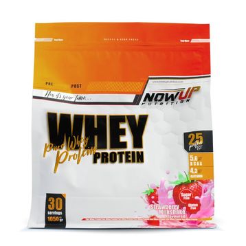 Nowup Nutrition %100 Whey Çilek Aromalı 1050 gr Protein Tozu