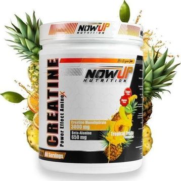 Nowup Nutrition Creatine Monohydrate 360 gr 60 Servis Tropik Meyve Aromalı Amino Asit