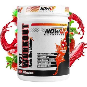 Nowup Nutrition Post Workout Magic Effect Çilek Aromalı 360 gr Amino Asit