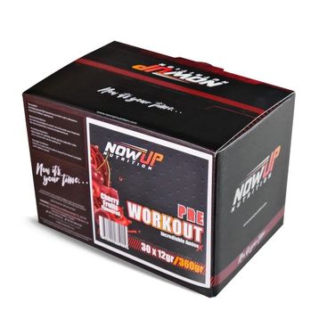 Nowup Nutrition Pre-Workout Incredible Effect Vişne Aromalı 12x30 gr Saşe Amino Asit