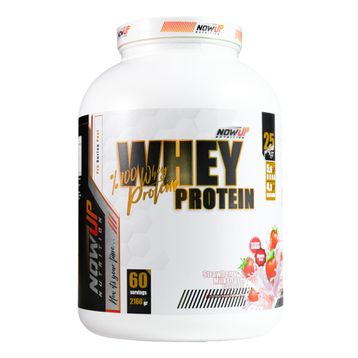 Nowup Whey Çilek Aromalı 2160 gr 60 Servis Protein Tozu