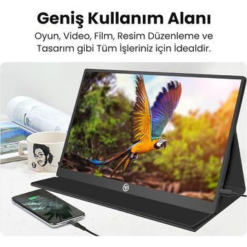Npo NPM6 14 inç 60Hz 5ms IPS Taşınabilir Monitör