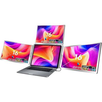 NPO NPM788 16 inç IPS Taşınabilir 3'lü Monitör