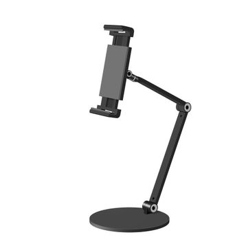 Npo STD20144LG 360° Ayarlanabilir Teleskobik 4-13 Gümüş Gri Ergonomik Tablet Standı