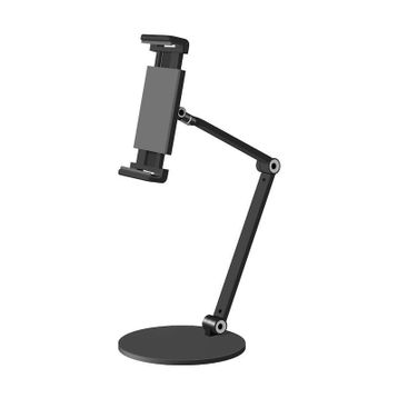 Npo STD20144LG 360° Ayarlanabilir Teleskobik 4-13 Gümüş Gri Ergonomik Tablet Standı