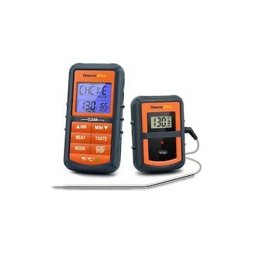 Npo Thermopro Tp07c Alarmlı Aydınlatmalı ve Kablosuz 150 m Menzilli Profesyonel Gıda Pişirme Termometre