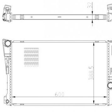 Nrf 59228 F25/F26 Su Radyatörü
