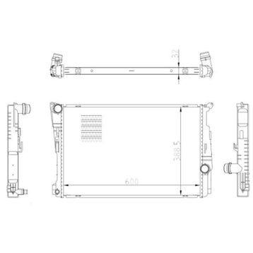 Nrf 59228 F25/F26 Su Radyatörü