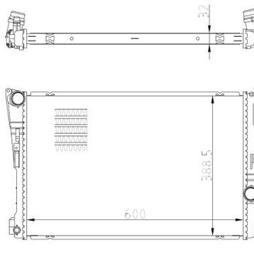 Nrf 59228 F25/F26 Su Radyatörü