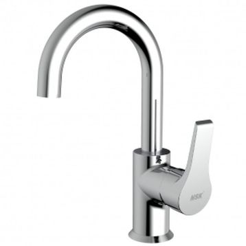 NSK N4013402 Visia Plus Kuğu Krom Lavabo Bataryası