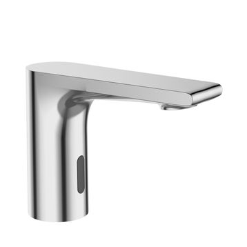 NSK Tek Su Girişli / Elektrikli+Pilli Krom N2100702 Fotoselli Lavabo Bataryası