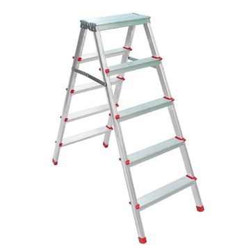 NT Plus Çift Çıkışlı Alüminyum 5+5 Basamak Merdiven