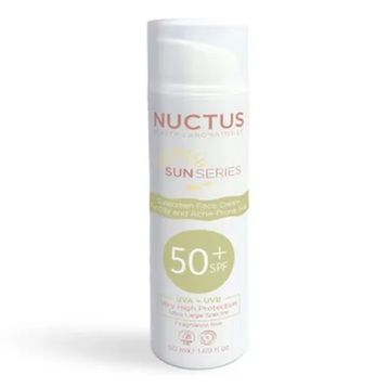 Nuctus Yağlı Ciltler İçin SPF50+ 50 ml Güneş Koruyucu Krem