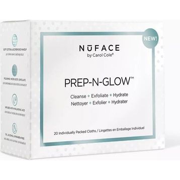 NuFACE Prep-N-Glow 20 Adet Temizleme ve Peeling Mendili