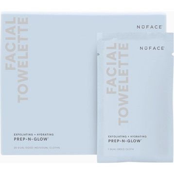 NuFACE Prep-N-Glow 20 Adet Yüz Temizleme Mendili