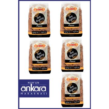 Nuh'un Ankara 500 gr Tam Buğday Penne Makarna (5 adet)