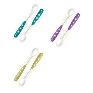 NUK EASY LEARNING SİLİKON UÇLU BESLENME KAŞIĞI 2' Lİ mavi