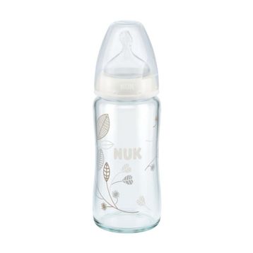 Nuk First Choice Plus 240 ml Yeşil Cam Biberon