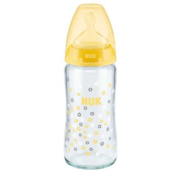 Nuk First Choice Silikon Emzikli 240 ml Cam Biberon