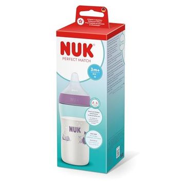 NUK Perfect Match Hipopotam 260 ml PP Biberon