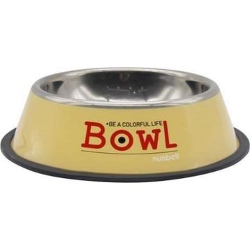 Nunbell Renkli 22 cm Çelik Mama Kabı