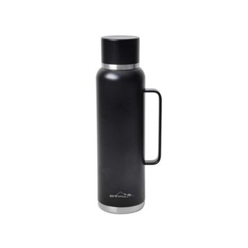 Nurgaz Campout Çift Katmanlı Siyah 1500 ml Termos