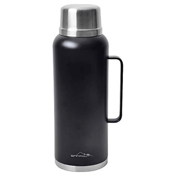 Nurgaz Campout Çift Katmanlı Siyah 2600 ML Termos