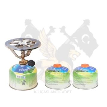 Nurgaz Pergamon Kamp Ocak + 2x230 g Yedek Kartuş