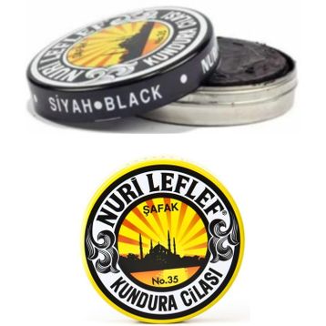 Nuri Leflef Siyah 95 ml Ayakkabı Cilası