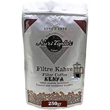 Nuri Toplar 250 gr Kenya Aa Çekirdeği Filtre Kahvesi