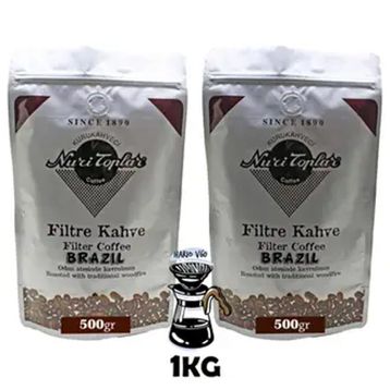 Nuri Toplar Filtre Kahve Brazil Cerrado 1000 gr