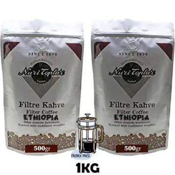 Nuri Toplar Filtre Kahve Ethiophia Sidamo 1000 gr