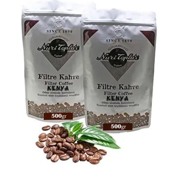Nuri Toplar Filtre Kahve Kenya 1000 gr Çekirdek