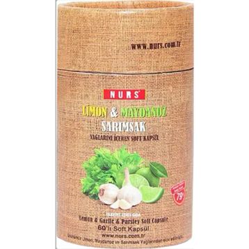 Nurs Limon Maydanoz Sarımsak 60 Kapsül