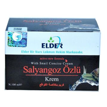 Nurs Lokman Hekim 100 ml Elder Salyangoz Özlü Krem
