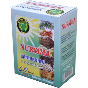 Nursima 40 Adet Kantaronlu Bitkisel Karışımlı Çay
