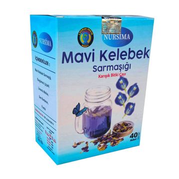 Nursima 40'lı Mavi Kelebek Sarmaşığı Çayı