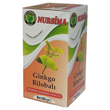 Nursima Ginko Bilobalı Bitkisel Karışımlı 420 gr Macun
