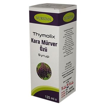 Nursima Thymolix Kara Mürver Özü 125 ml Şurup