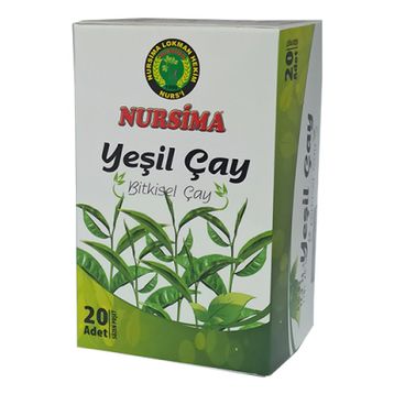 Nursima Yeşil Çay Bitkisel Çay 20'li Süzen Poşet
