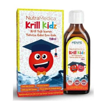 NurtaMedica Krill Kidz Omega 3 Krill Yağı 150 ml Şurup