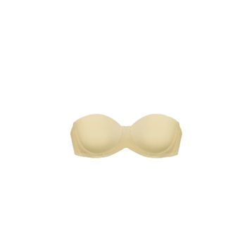 Nurteks 195 Push Up Straplez Siyah Sütyen