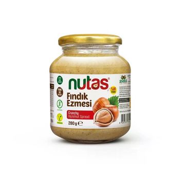 Nutas 280 gr Cam Kavanoz Fındık Ezmesi