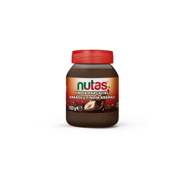 Nutas 700 gr Fındık Parçacıklı Sütlü Fındık Kreması