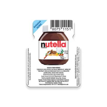 Nutella 15 gr Çikolata