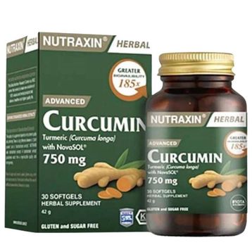 Nutraxin Advanced Curcumin 750 mg 30 Kapsül