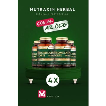 Nutraxin Bromelain Forte 750 mg 4x60 Tablet