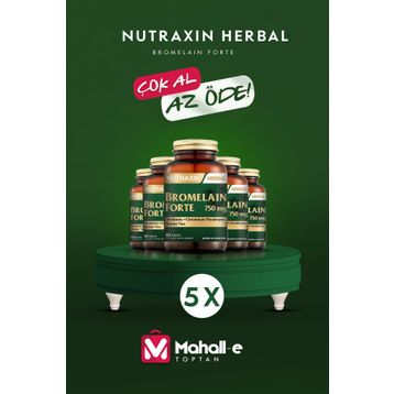 Nutraxin Bromelain Forte 750 mg 5x60 Tablet