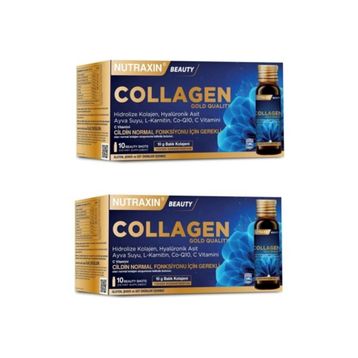 Nutraxin Gold Collagen 2 Adet 50 ml 10 Shot